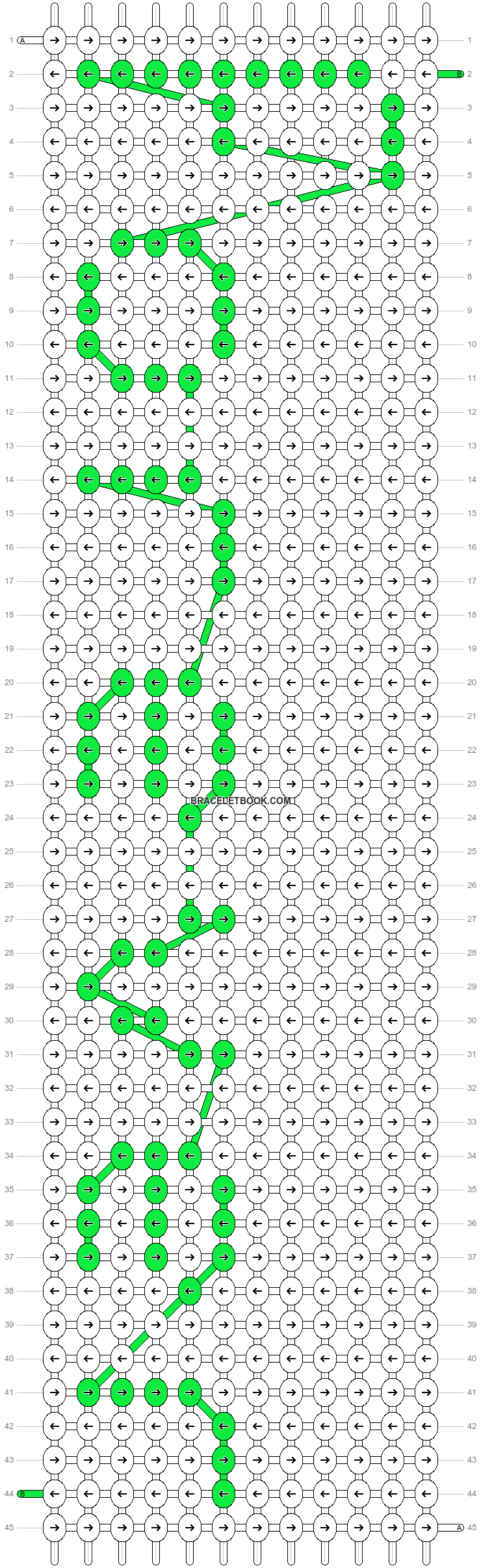 Alpha pattern #3638 variation #425957 pattern