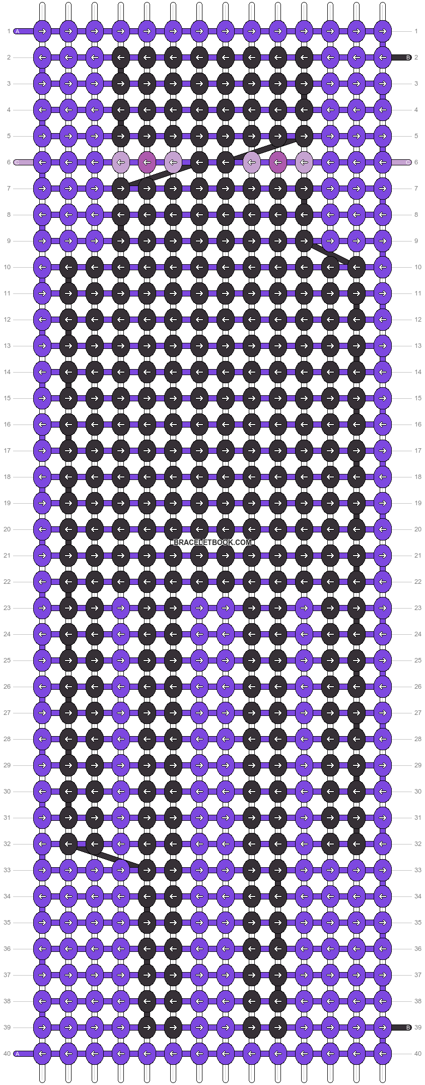 Alpha pattern #7451 variation #427280 pattern