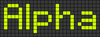 Alpha pattern #696 variation #435801
