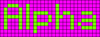 Alpha pattern #696 variation #435802