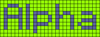 Alpha pattern #696 variation #435814
