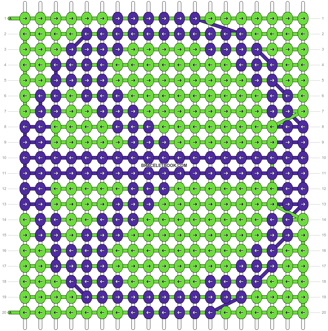 Alpha pattern #6951 variation #436366 pattern