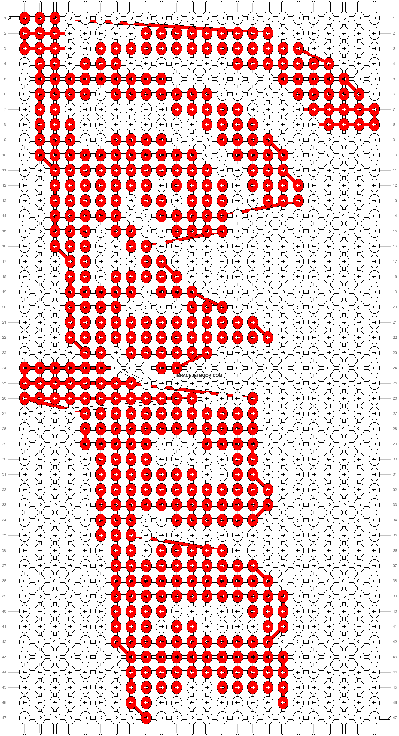 Alpha pattern #8702 variation #453360 pattern