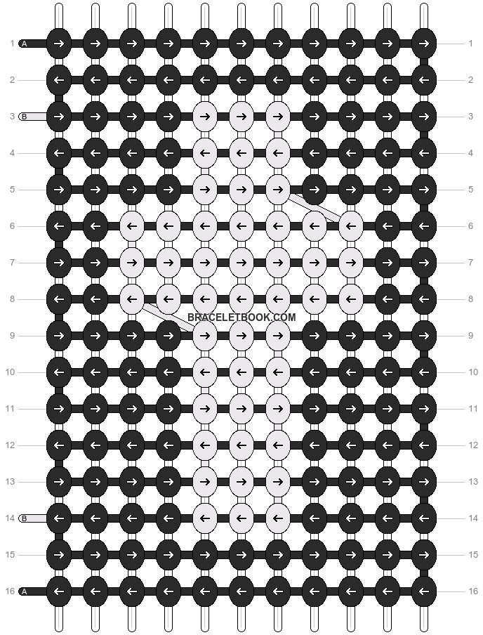 Alpha pattern #3133 variation #458040 pattern