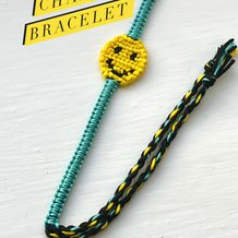 Friendship Bracelet Pattern, Bracelet Pattern, land of Lagoons,  Downloadable PDF Pattern, DIY Bracelet Tutorial, Bracelet Making Tutorial 